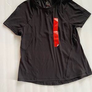 Black Spyder active Ribbed T-shirt